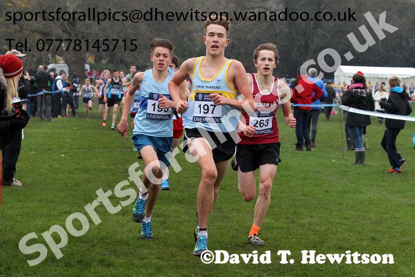 Boys under-15s European Cross Country Trials, Sefton Park, Liverpool. Photo: David T. Hewitson/Sports for All Pics